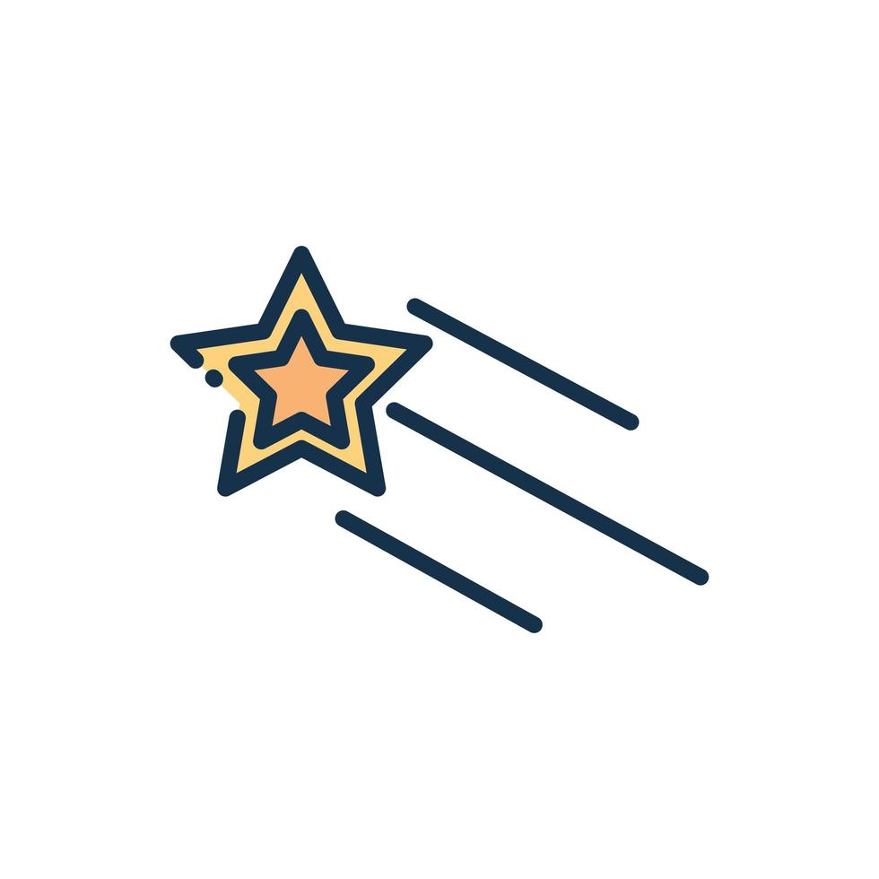 shooting star galaxy astronomy and space vector