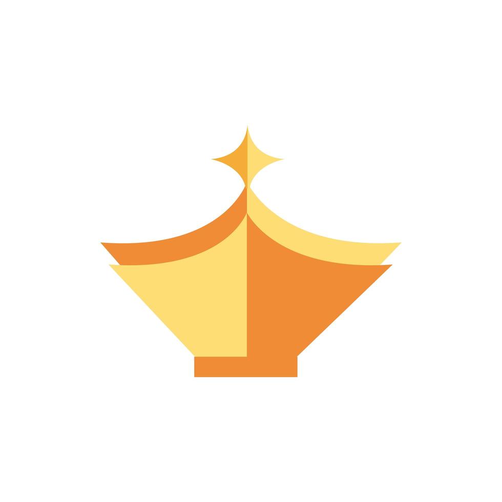 crown monarch jewel royalty medieval vector