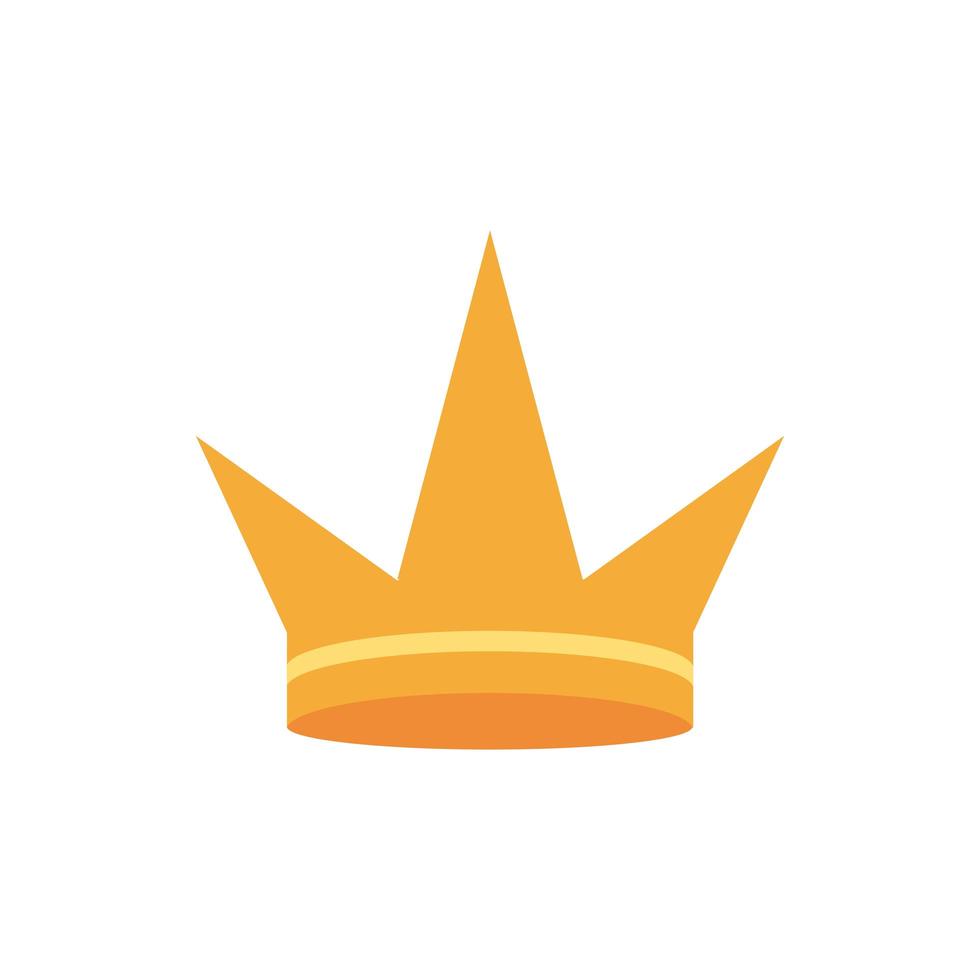 gold crown monarch jewel royalty vector