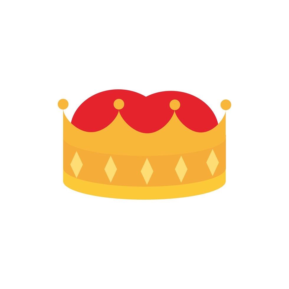 crown monarch jewel royalty authority vector