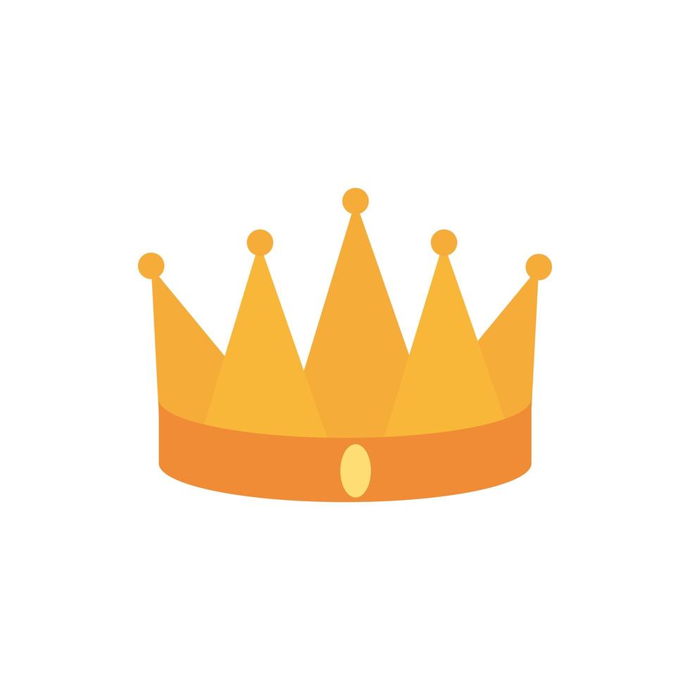 crown monarch jewel royalty of king or queen vector