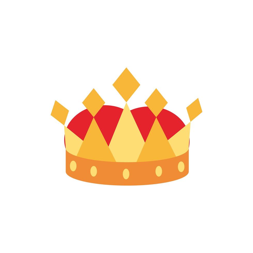 crown monarch jewel royalty authority vector