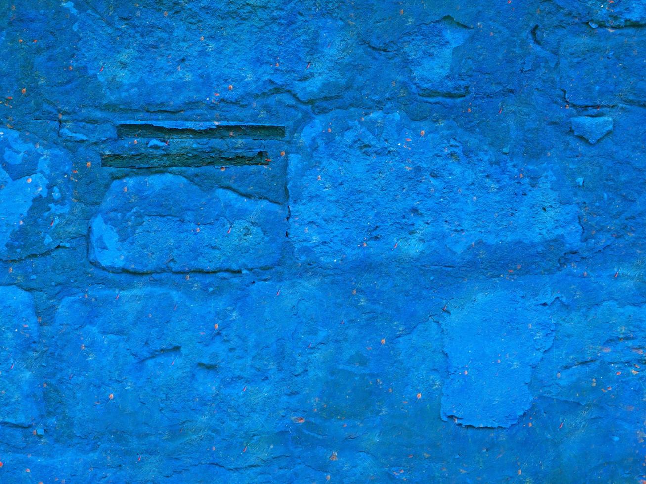Close-up of blue stone or rock wall for background or texture photo