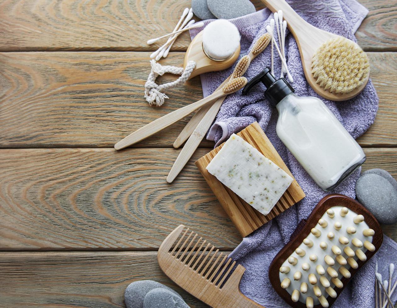 Zero waste natural cosmetics products photo