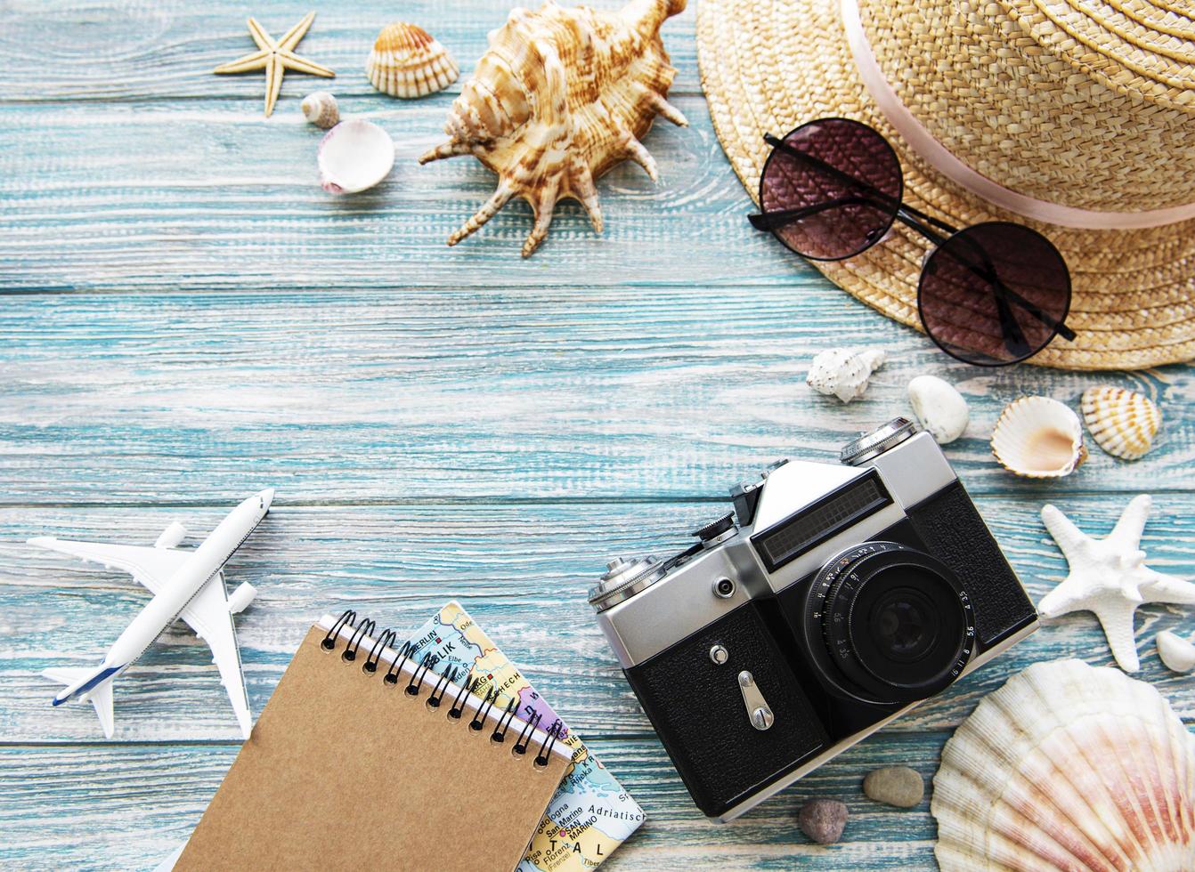 Holiday travel background photo