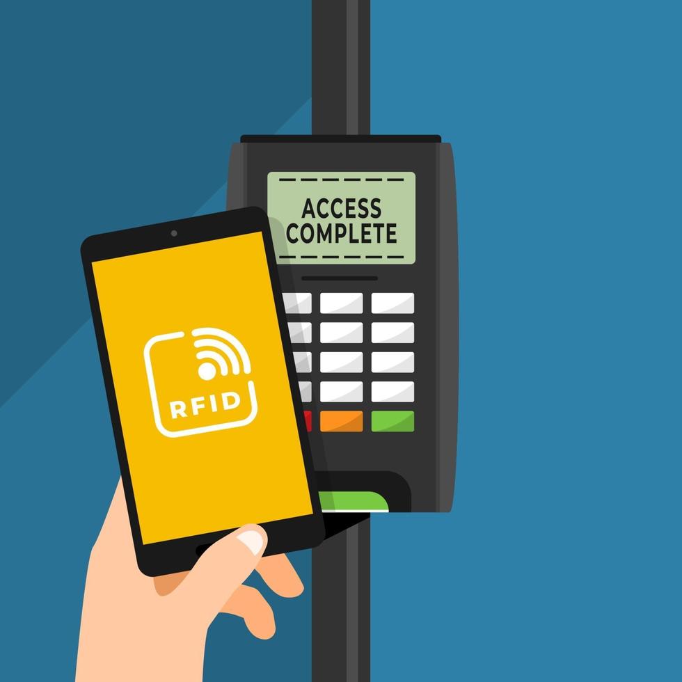 RFID Illustration Vector
