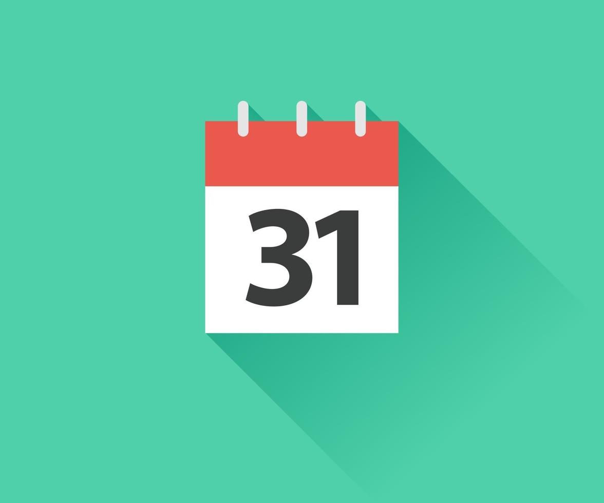 Calendar day vector