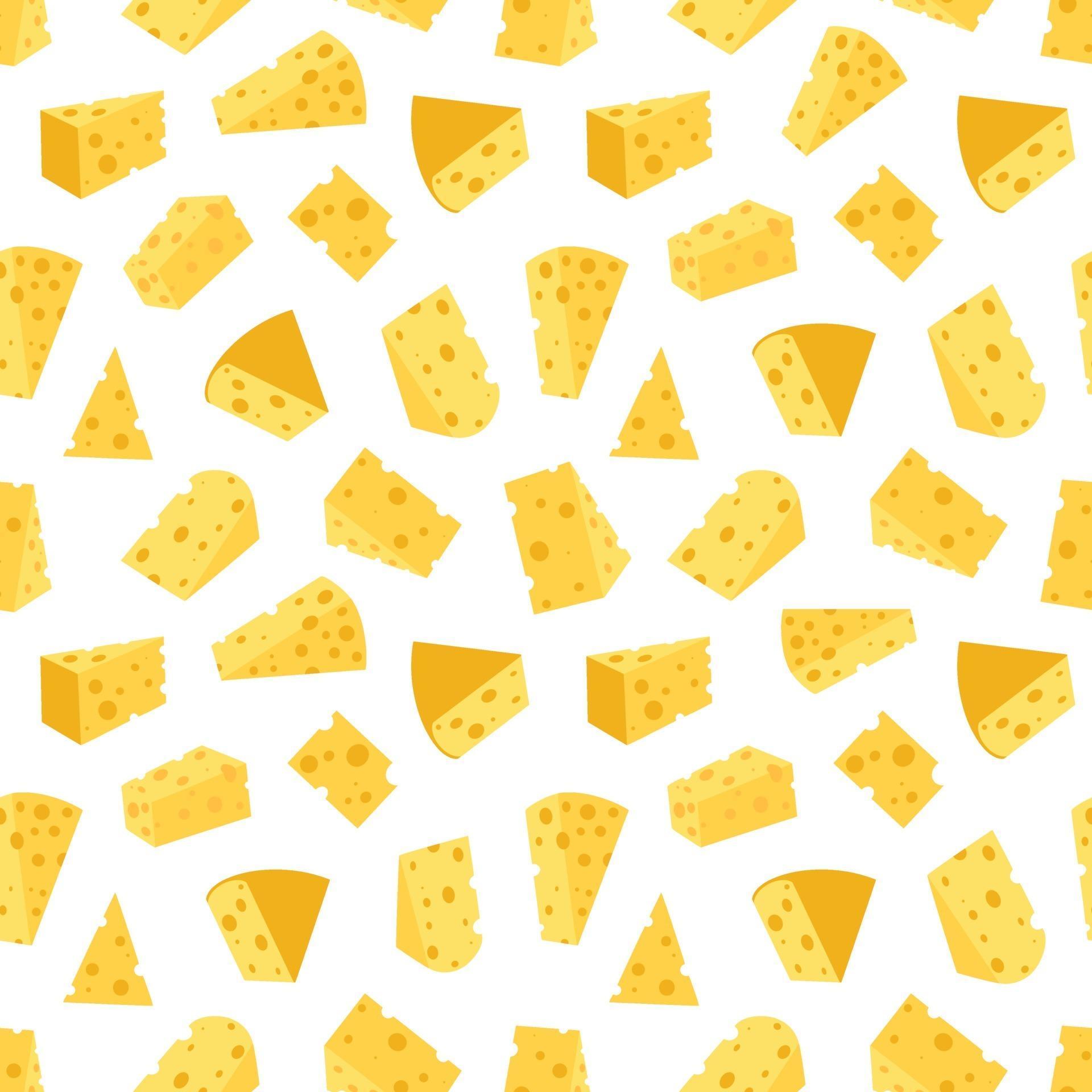 Cheese seamless pattern. flat vector illustration 2511329 Vector Art at