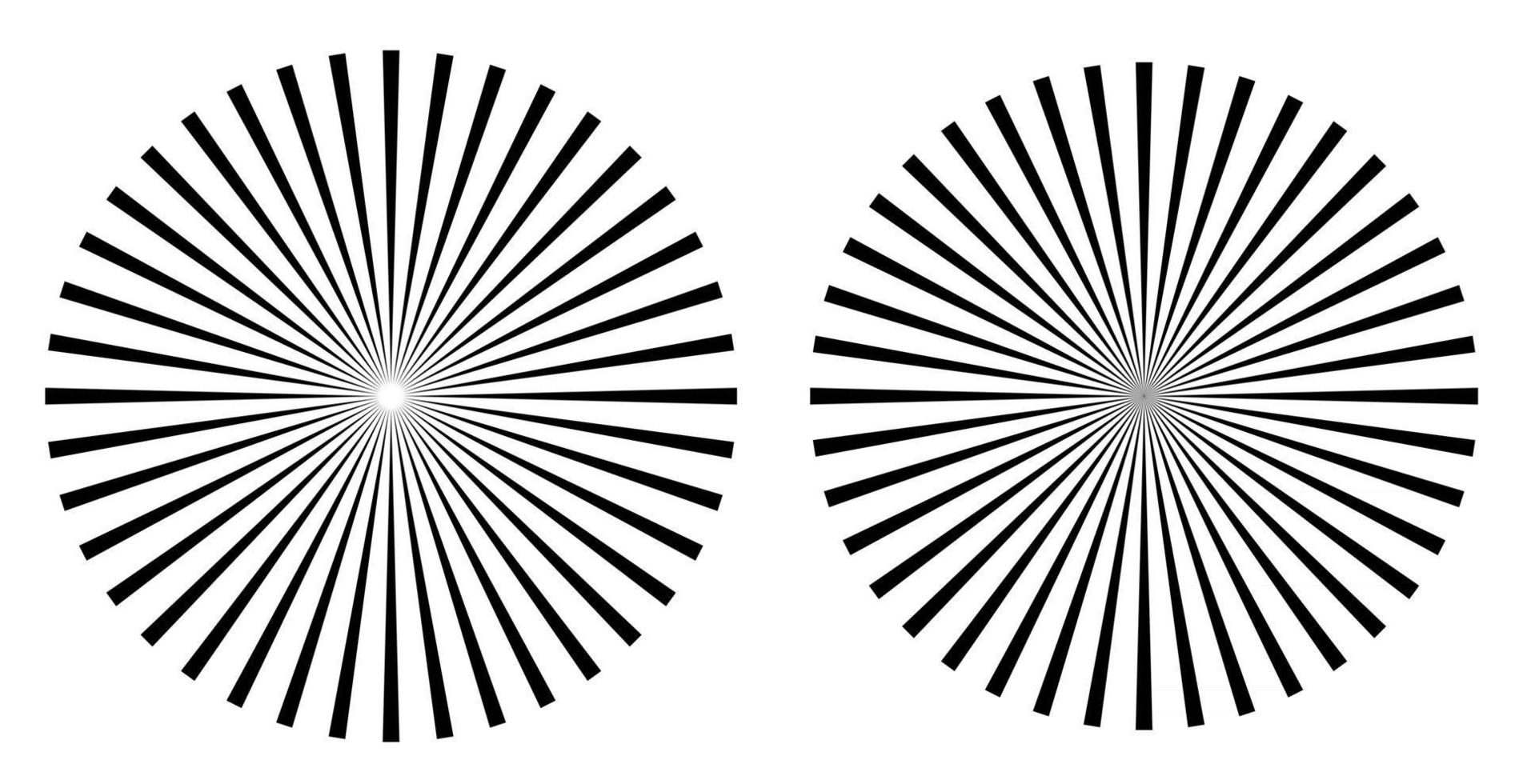 Abstract circular geometric shape vector