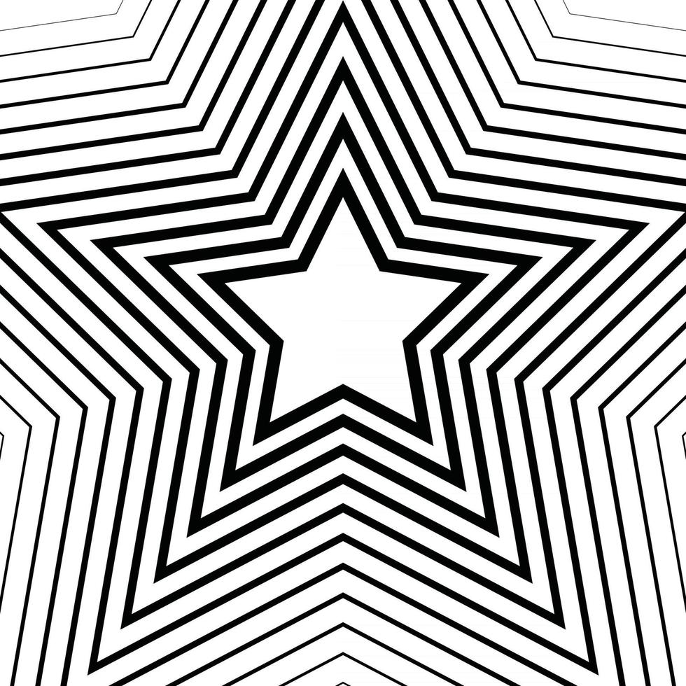 Star line pattern background vector