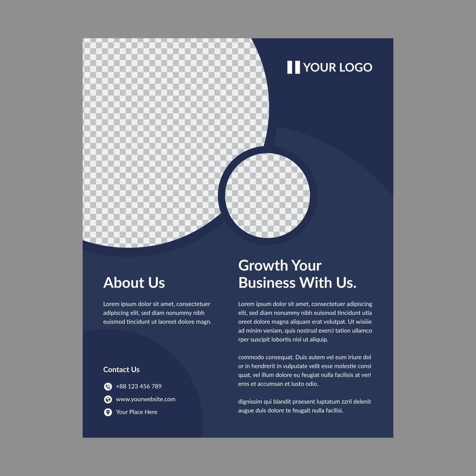 Professional Corporate Business Flyer Template Pro Vector