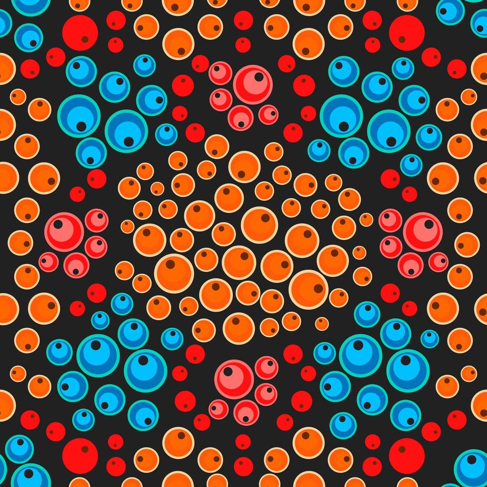 Berry Seamless Background In Flat Style vector