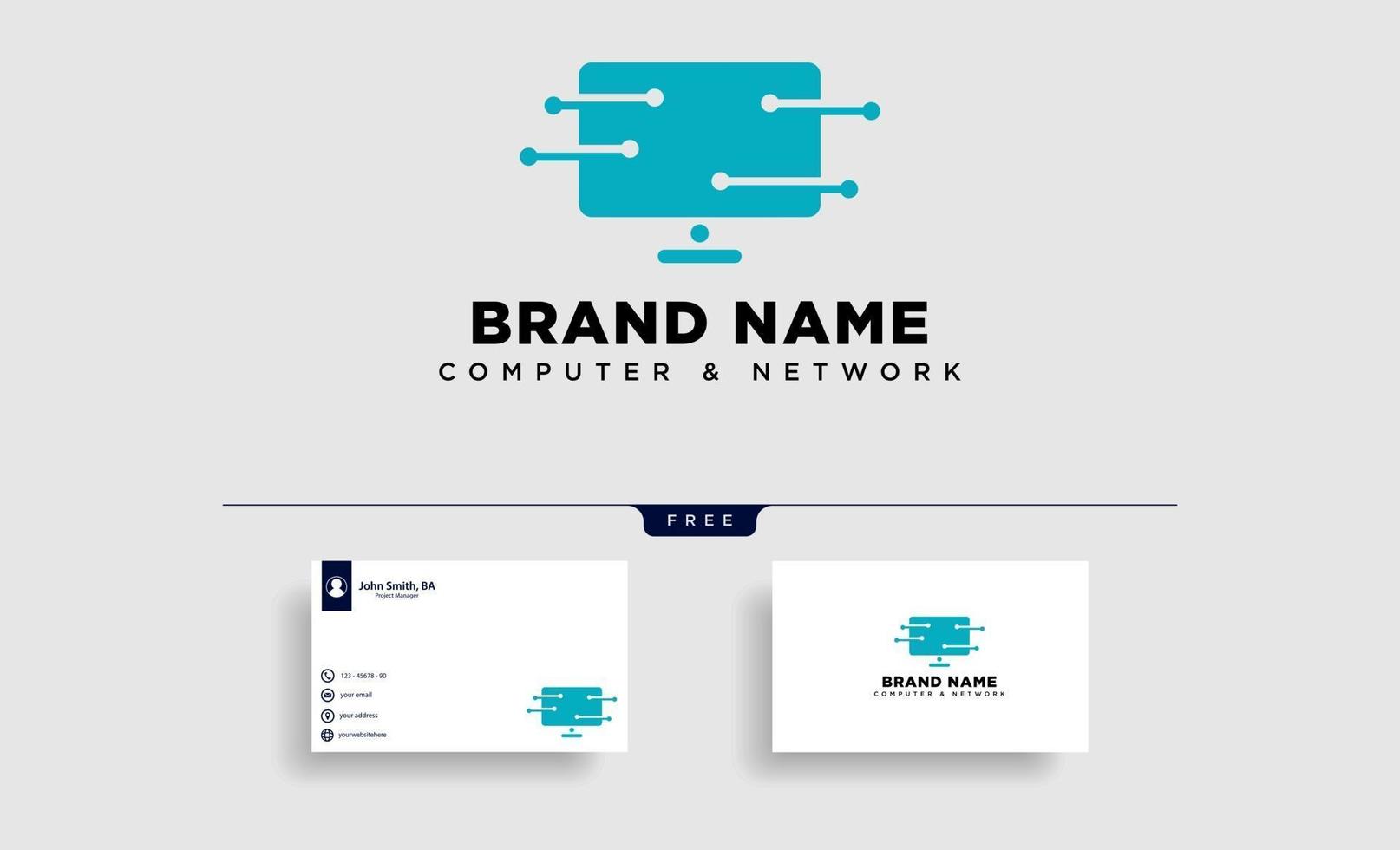 monitor digital technology logo template vector illustration icon element isolated  vector