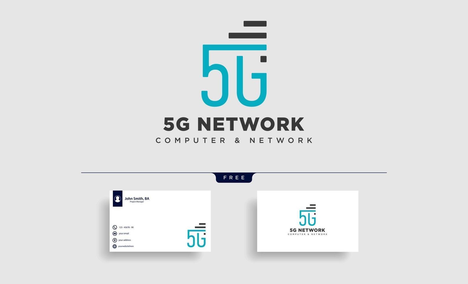 4g network creative logo template vector illustration icon element isolated vector