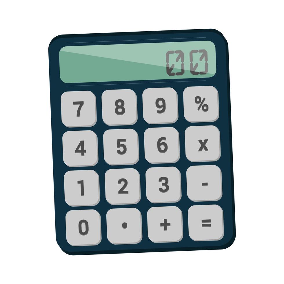 Calculator device vector illustration design