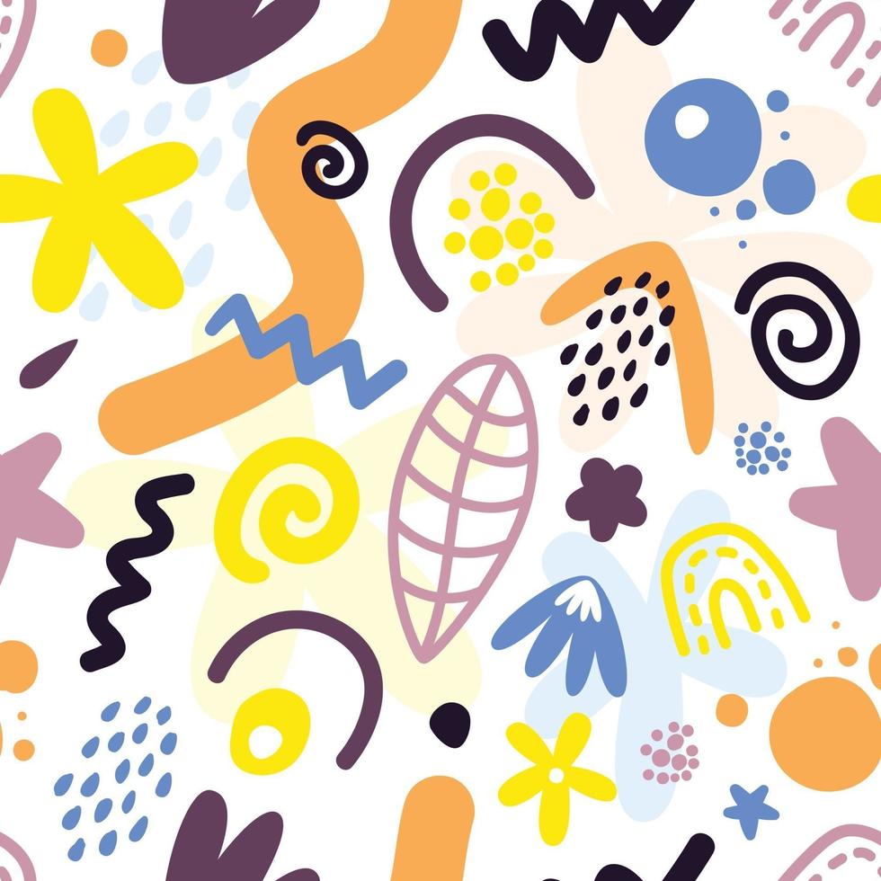 Seamless summer vector pattern