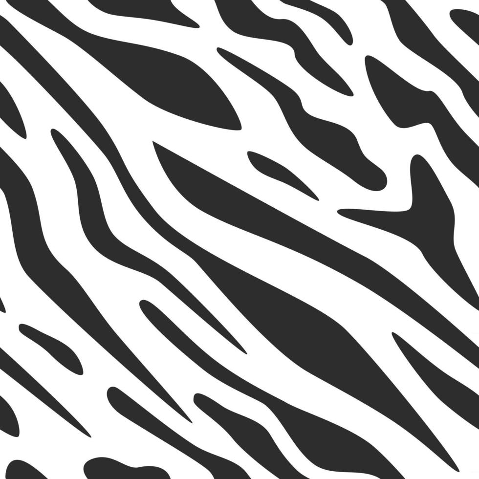 Seamless striped animal skin pattern vector