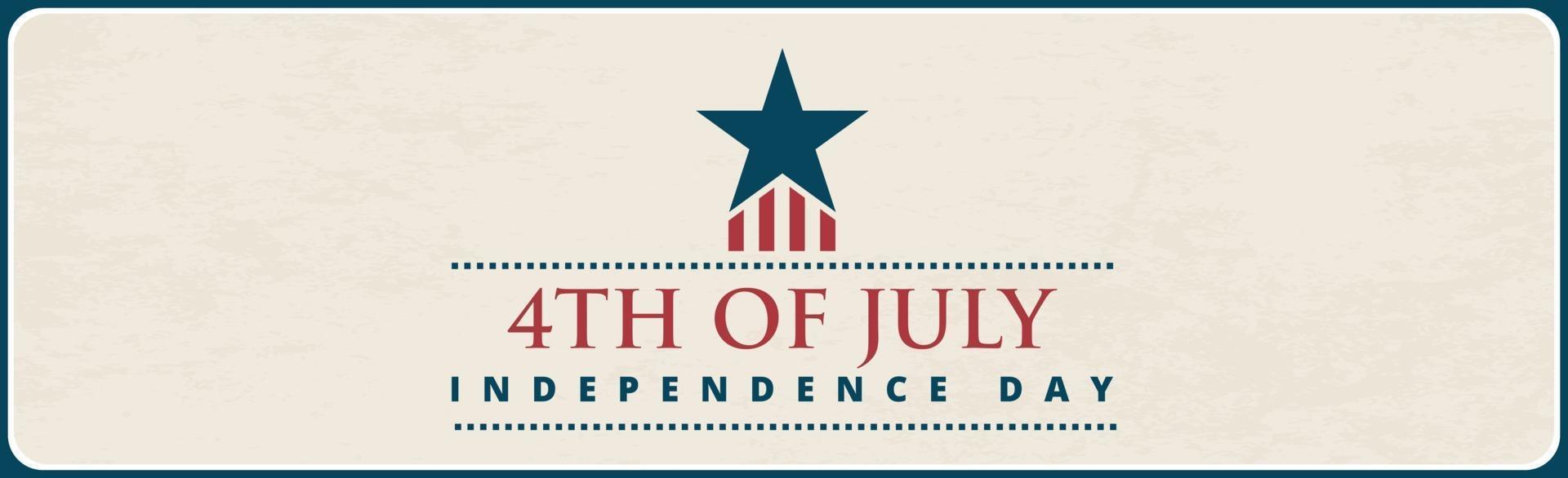 4th of July holiday background USA Independence Day vector