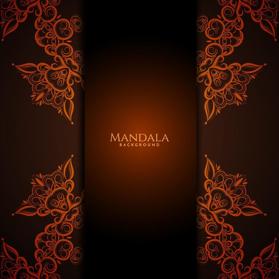 Beautiful mandala design modern  decorative luxury background vector