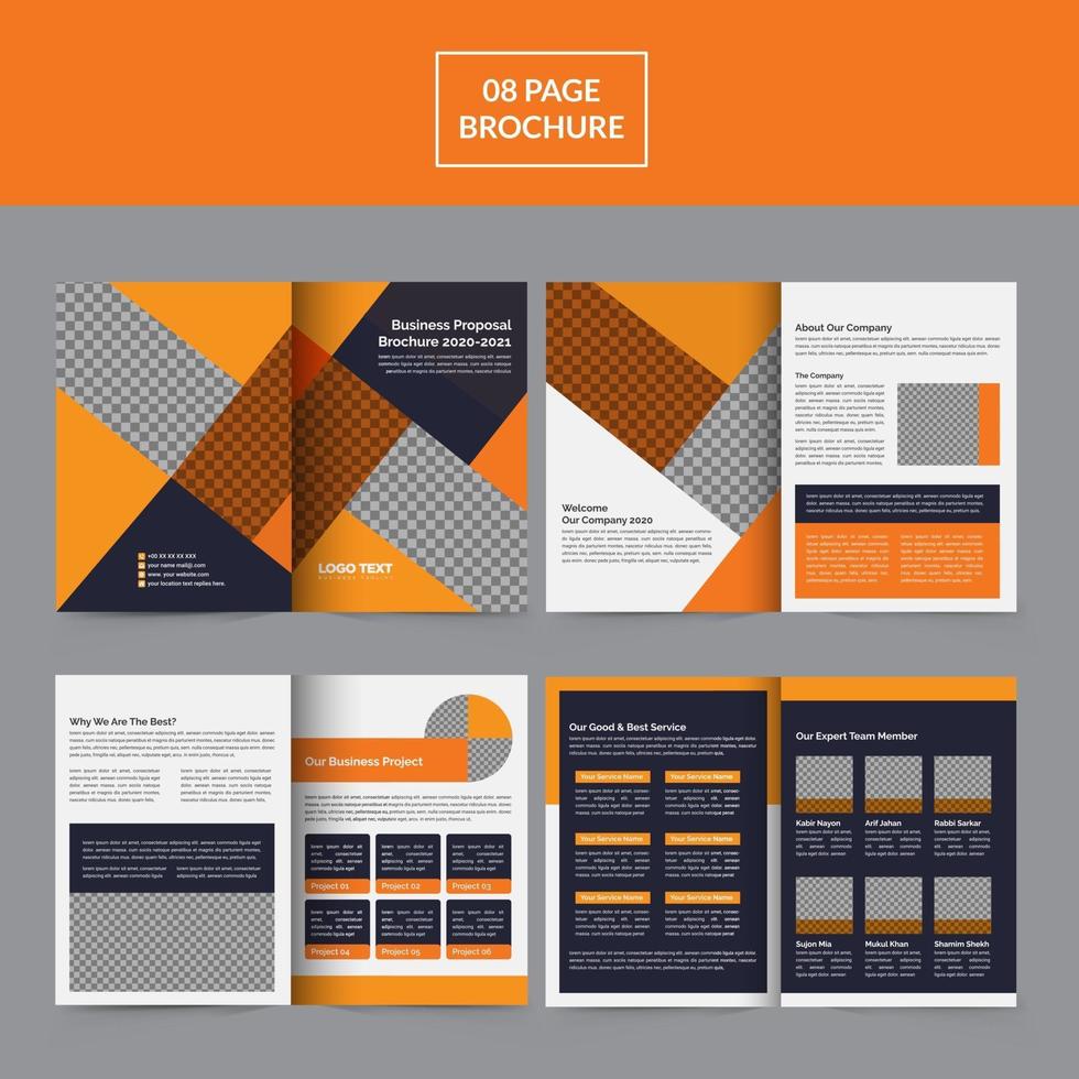 Business Proposal Brochure Templates vector