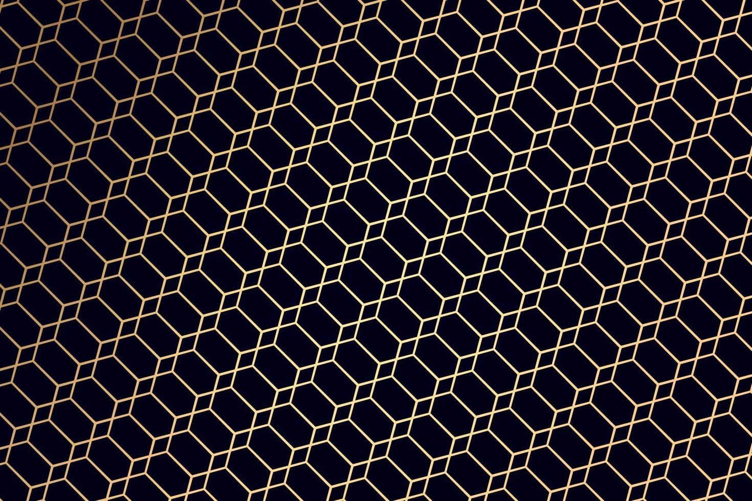 Golden art polygonal seamless patterns vector