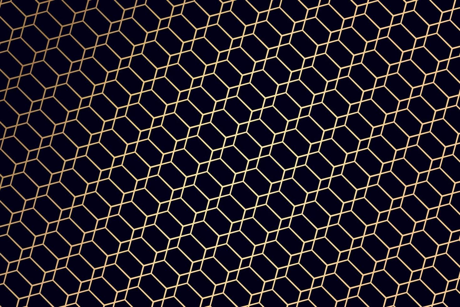 Golden art polygonal seamless patterns vector