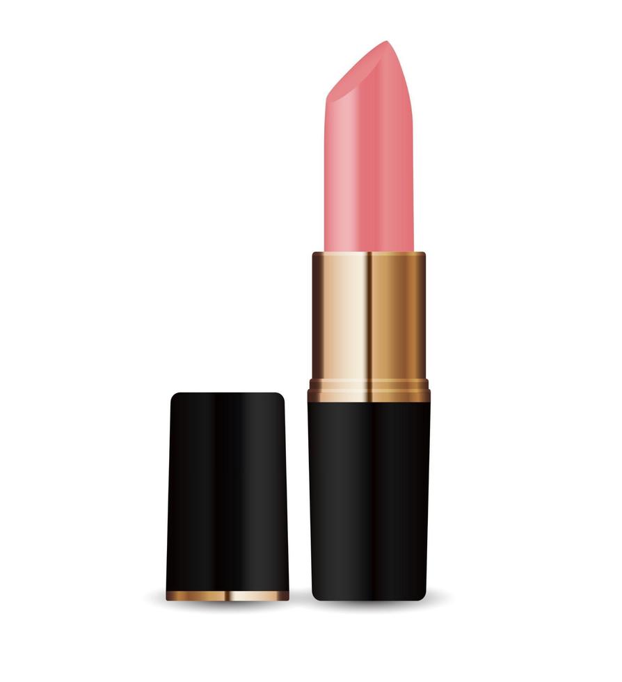 Realistic lipstick icon isolated on white background vector