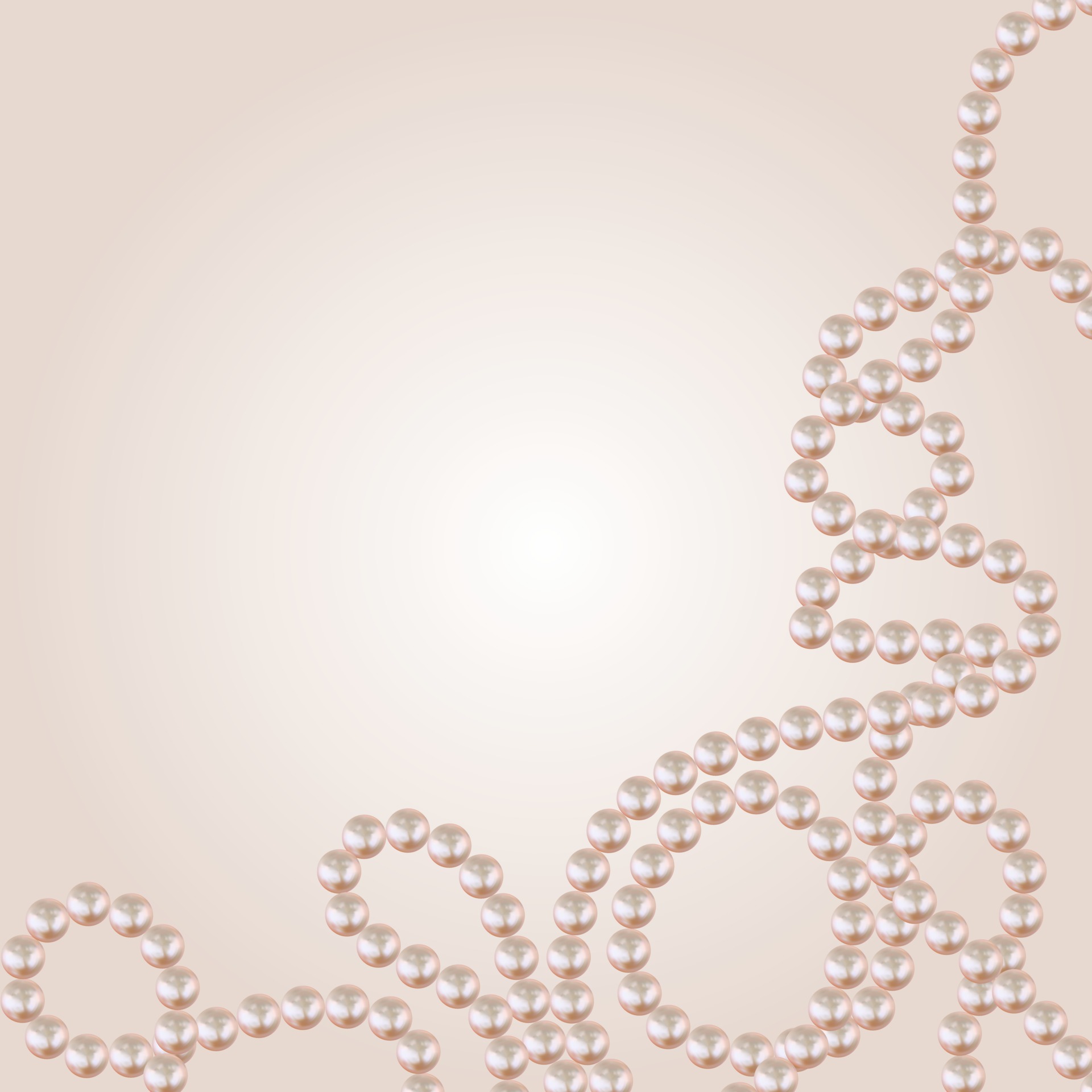 Abstract natural pastel string of pearls background 2513363 Vector Art