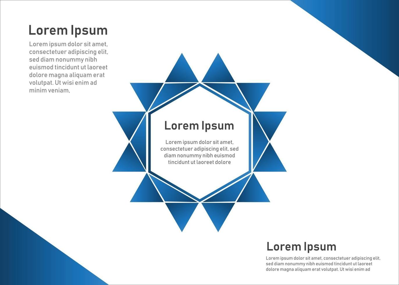 business presentation design template vector