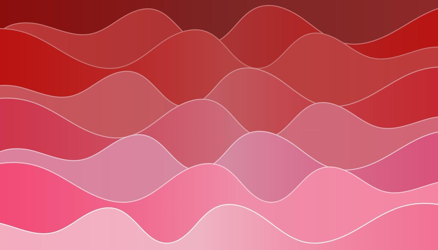 Creative abstract wave background with gradient color vector