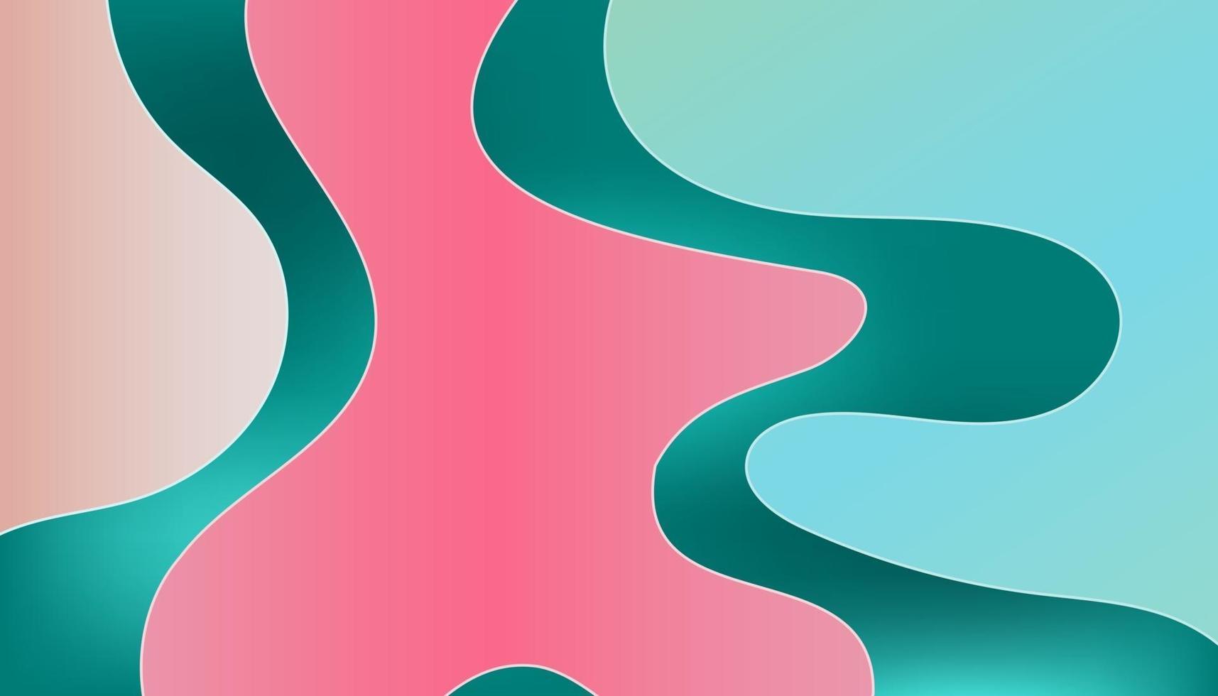 abstract shape with gradient color background 2513633 Vector Art at ...