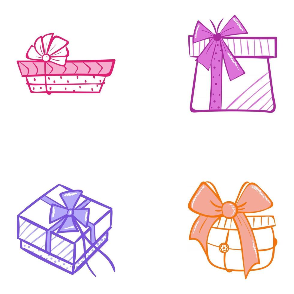 Pack of Present vector