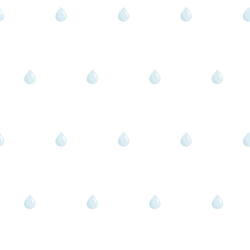 Raindrops seamless pattern  Vector illustration