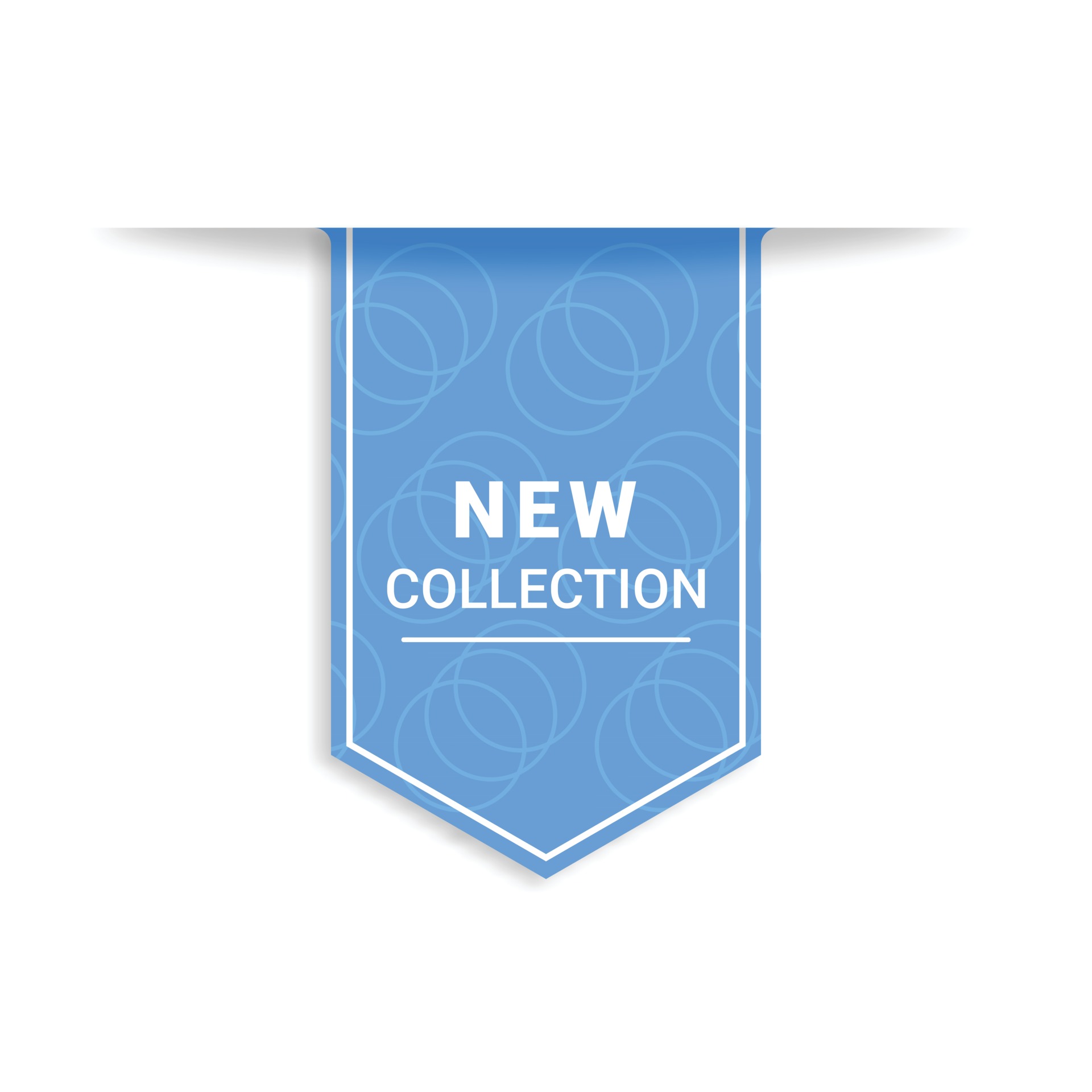 New collection tag label badge with shadow 2514176 Vector Art at Vecteezy