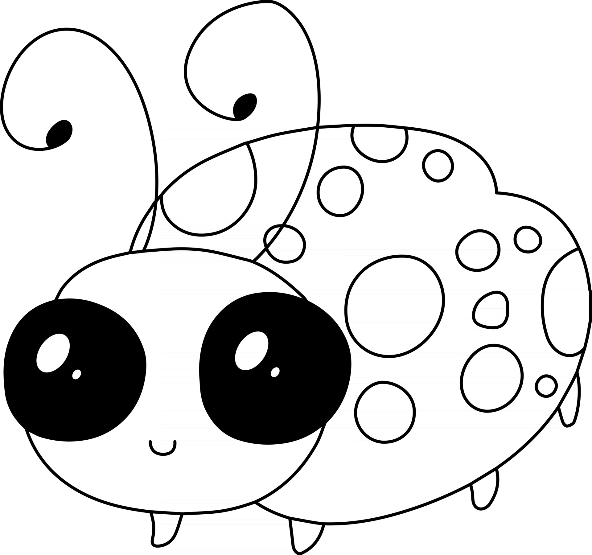 Download Ladybug Kids Coloring Page Great For Beginner Coloring Book 2514263 Vector Art At Vecteezy