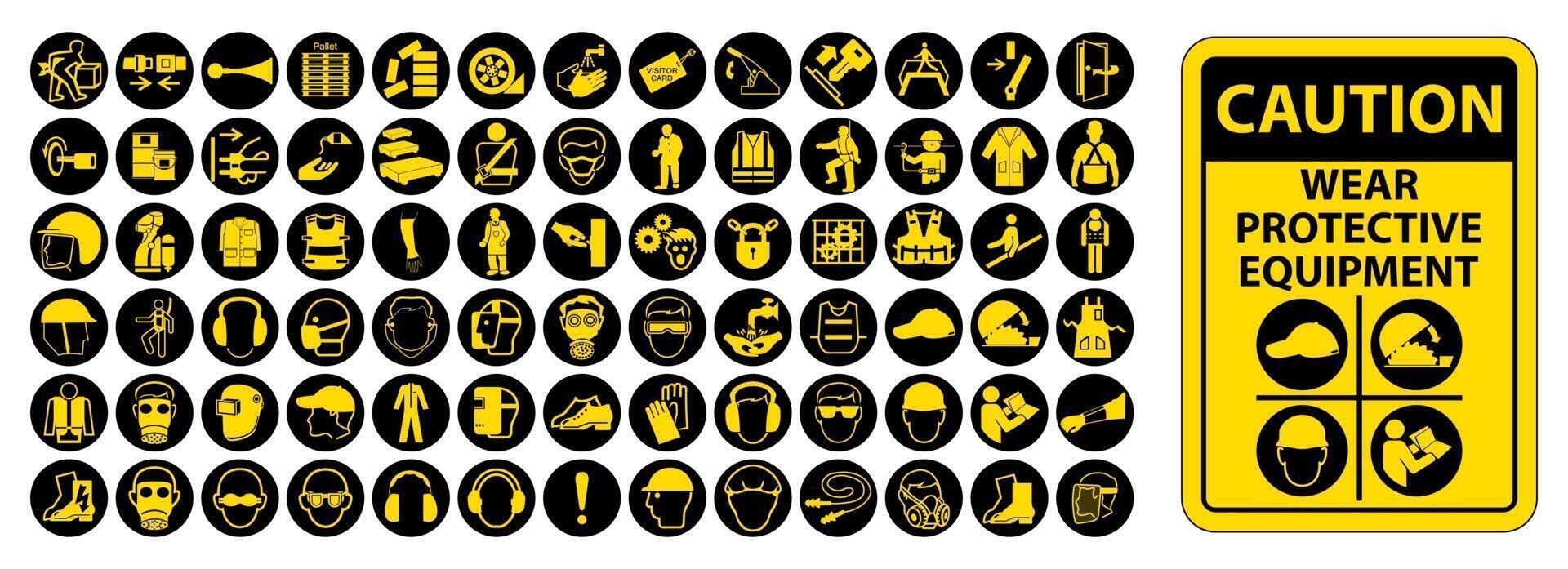 Personal Protective Equipment PPE vector