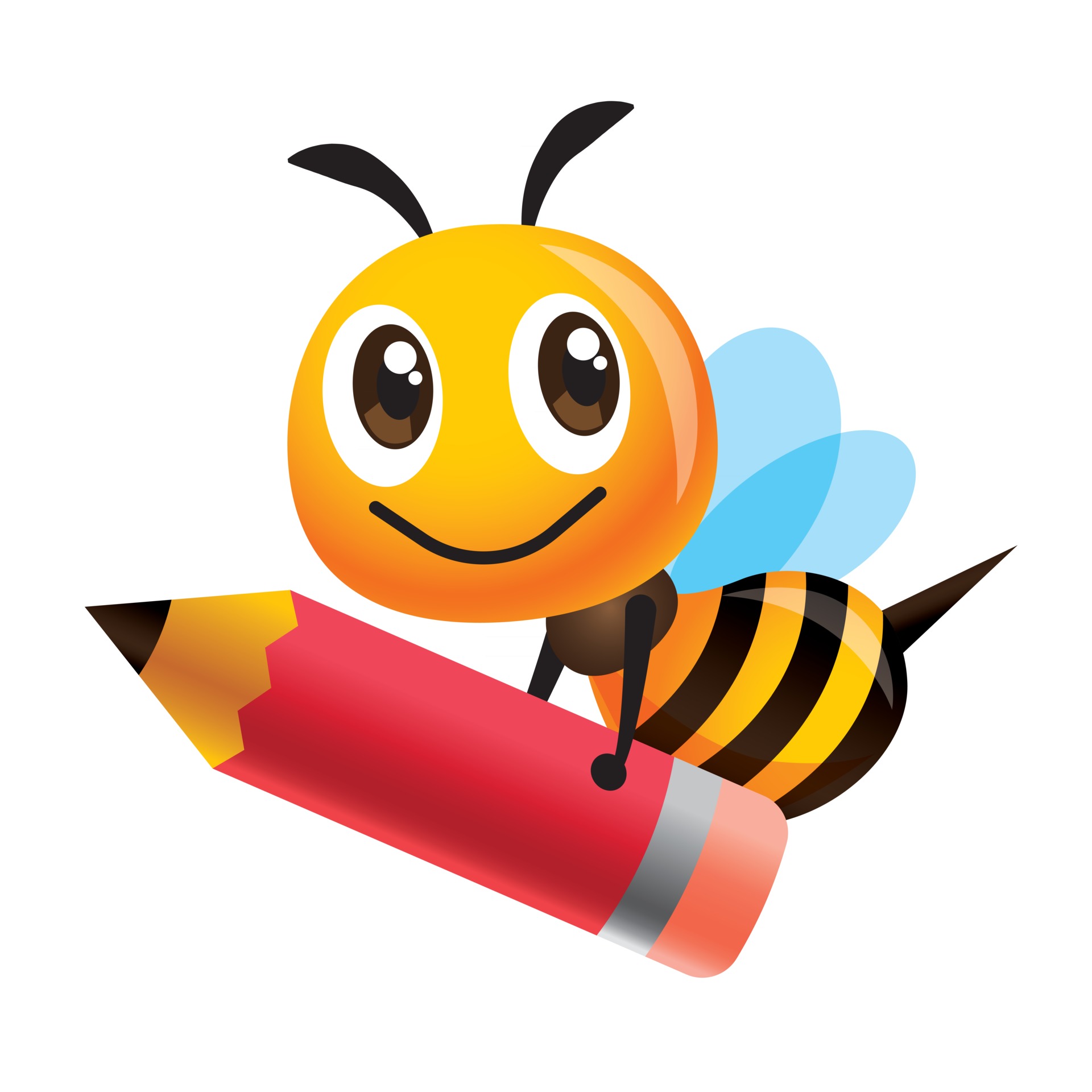 Cute bee cartoon carry giant red colour pencil back to school 2514608 Vector Art at Vecteezy Cute bee cartoon carry giant red colour pencil back to school 2514608 Vector Art at Vecteezy