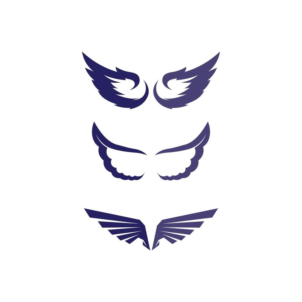 Falcon Wings Logo Template vector icon logo design app