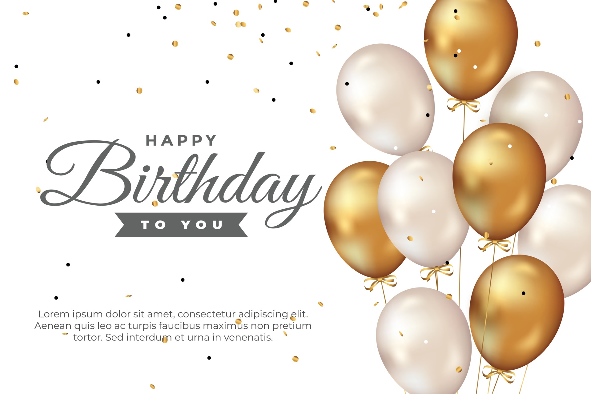 happy birthday greeting template 2514809 Vector Art at Vecteezy