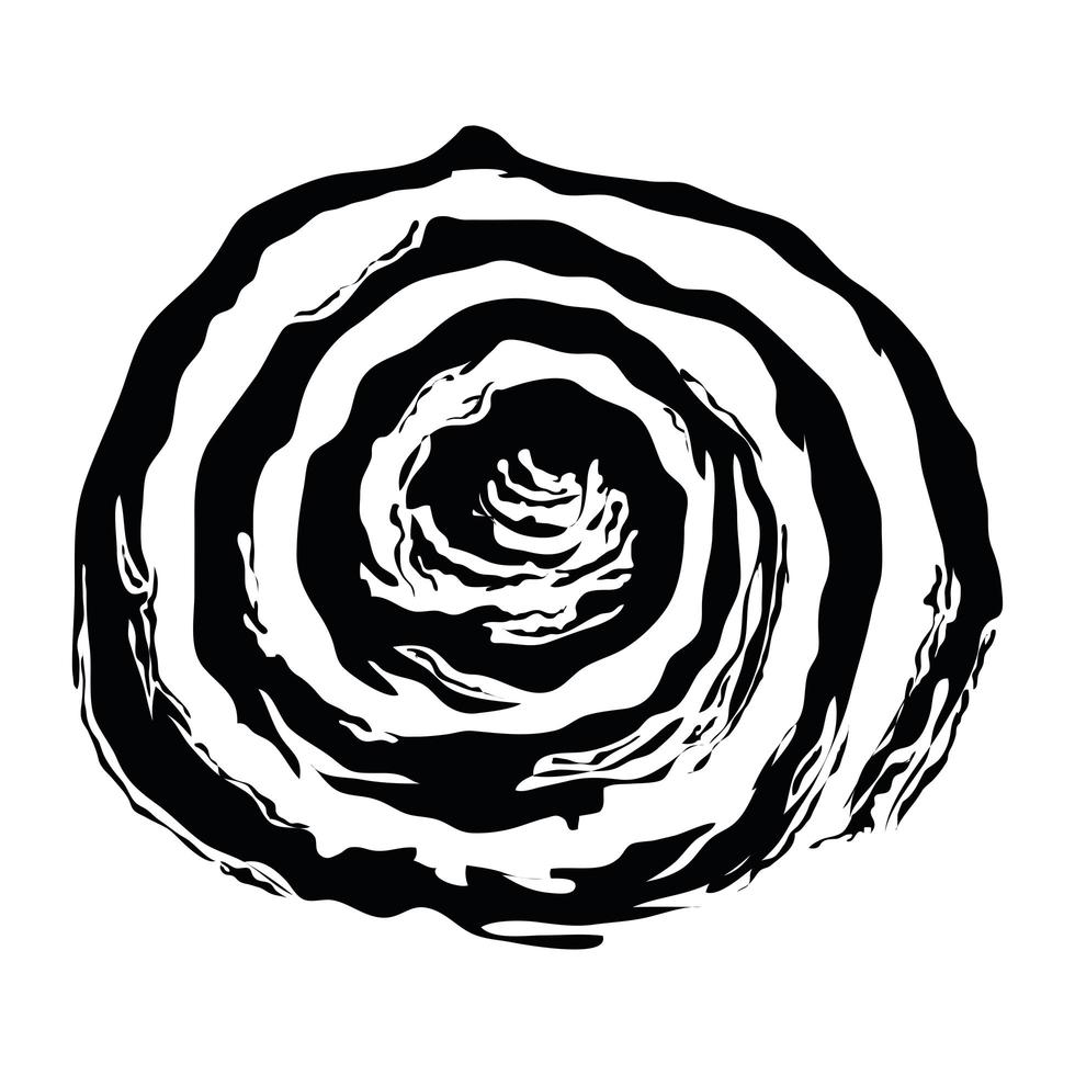twirl grunge shape vector