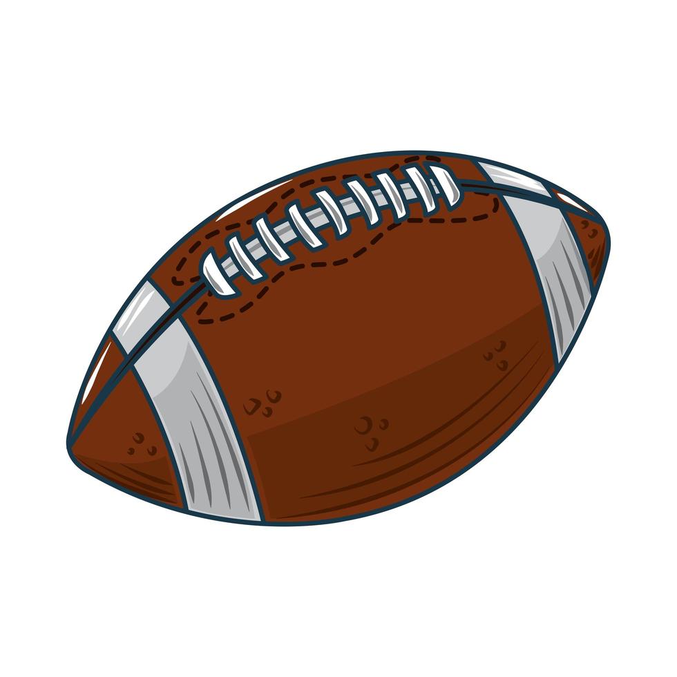 american football ball vector