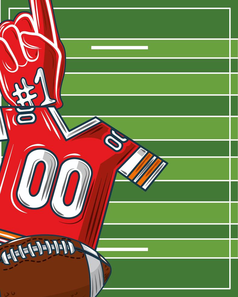 american football sport vector