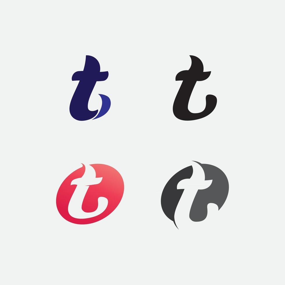 T letter T logo vector font alphabet design and icon T