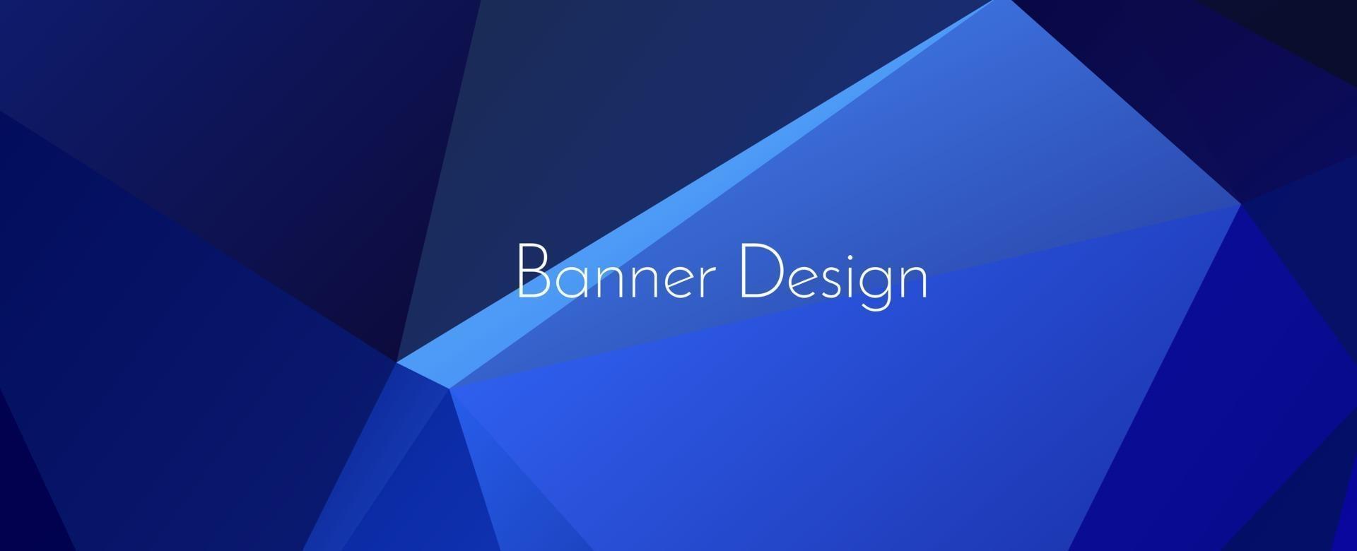 Fondo de banner de diseño decorativo geométrico elegante abstracto vector