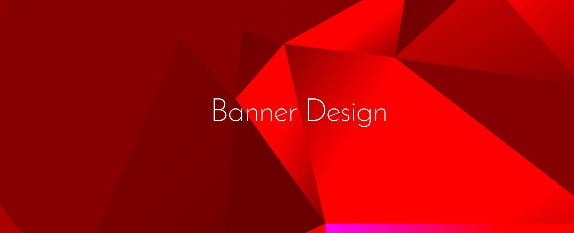 Fondo de banner de diseño decorativo geométrico elegante abstracto vector