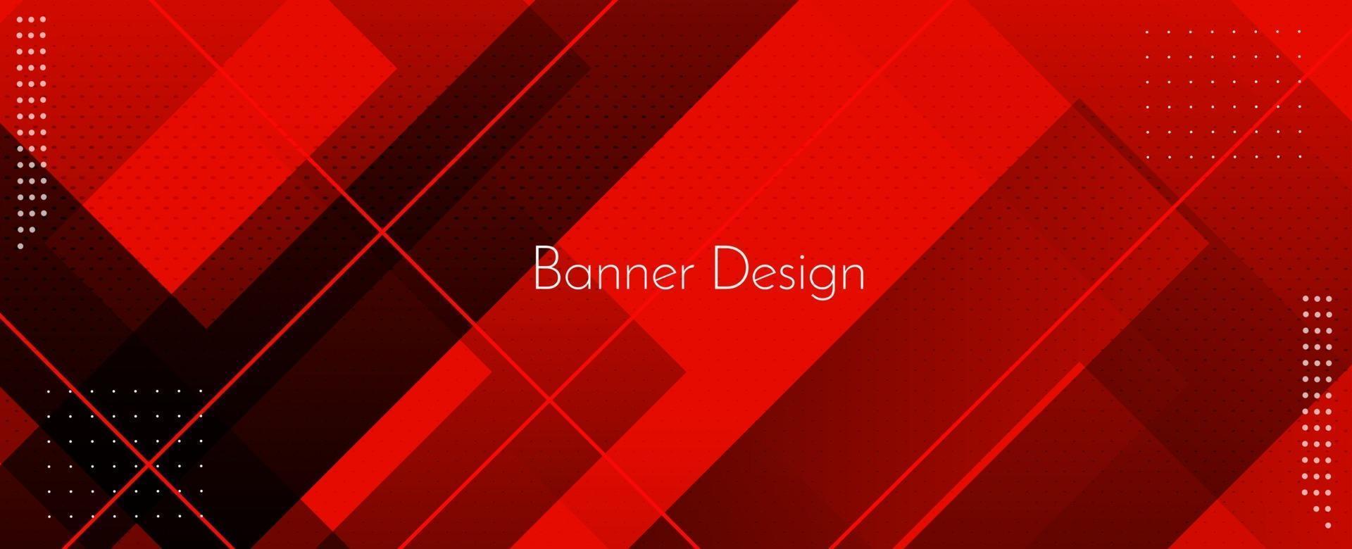 Fondo de patrón de banner elegante geométrico abstracto con estilo moderno vector