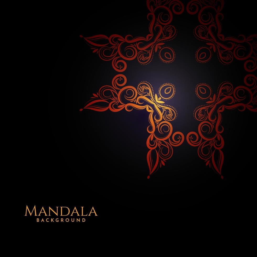 Beautiful mandala design modern  decorative luxury background vector