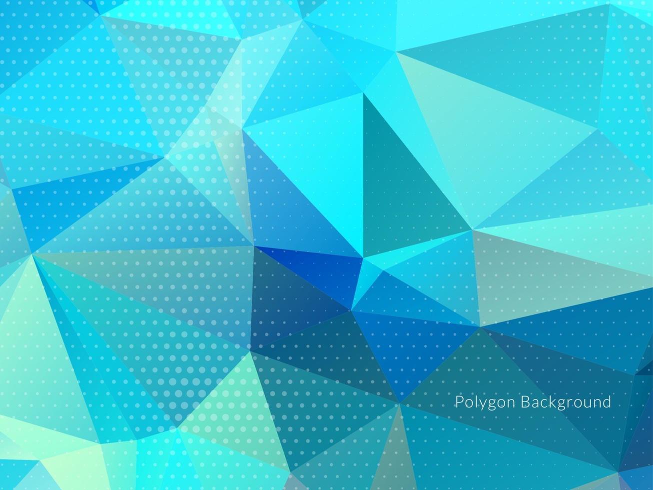 Modern colorful geometric polygon background vector