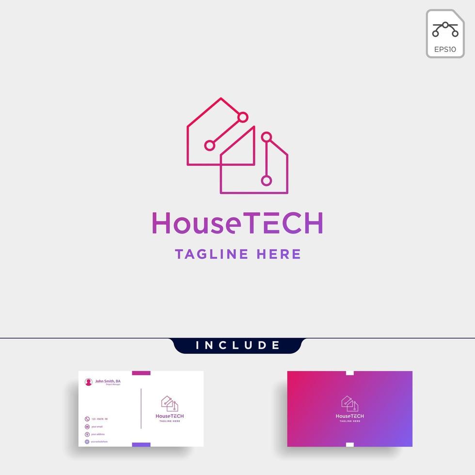 home internet logo design vector isolated