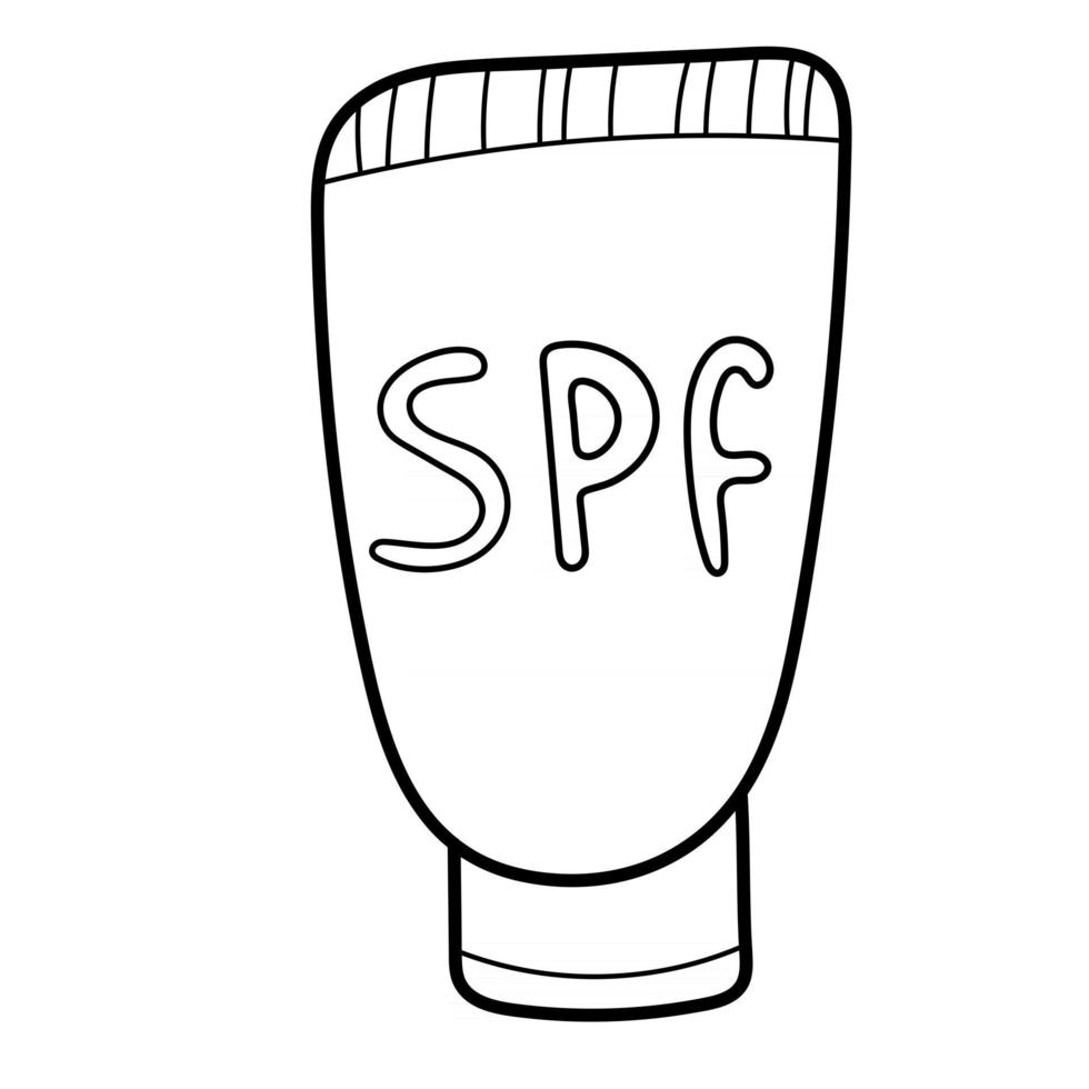Face protection cream vector
